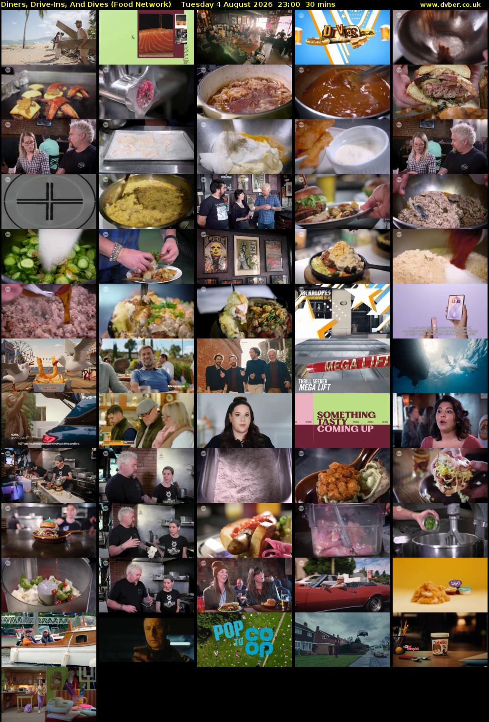 Diners, Drive-Ins, And Dives (Food Network) Tuesday 4 August 2026 23:00 - 23:30