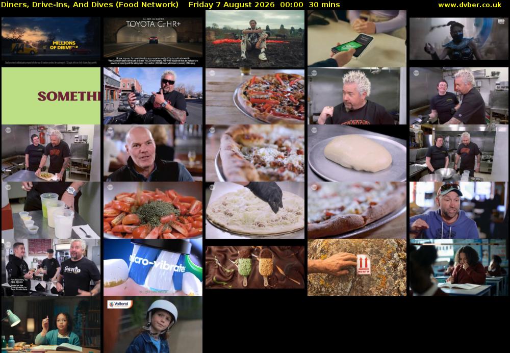 Diners, Drive-Ins, And Dives (Food Network) Friday 7 August 2026 00:00 - 00:30