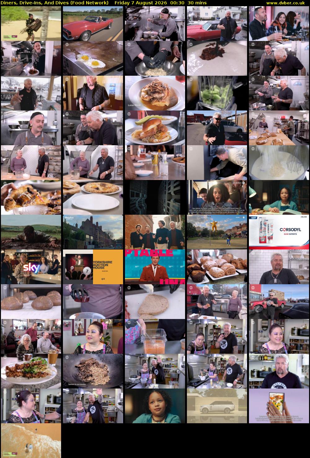 Diners, Drive-Ins, And Dives (Food Network) Friday 7 August 2026 00:30 - 01:00