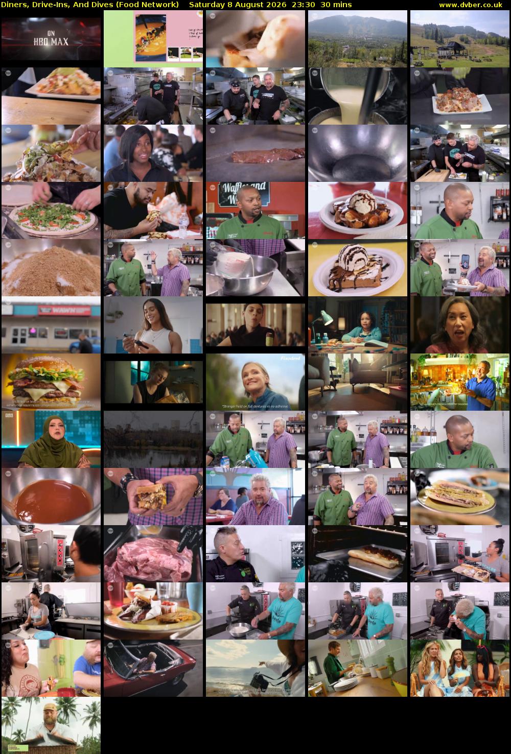 Diners, Drive-Ins, And Dives (Food Network) Saturday 8 August 2026 23:30 - 00:00