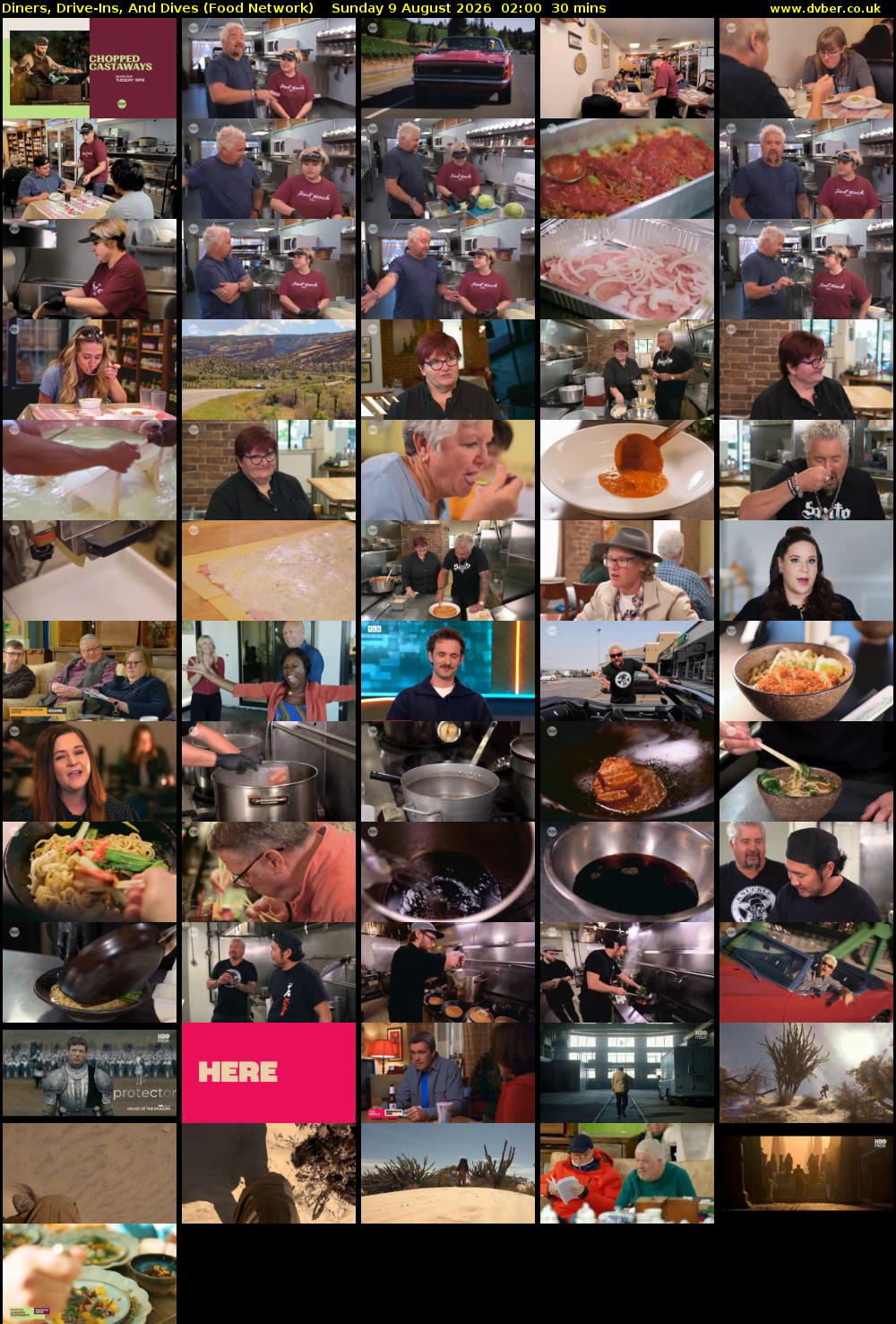 Diners, Drive-Ins, And Dives (Food Network) Sunday 9 August 2026 02:00 - 02:30