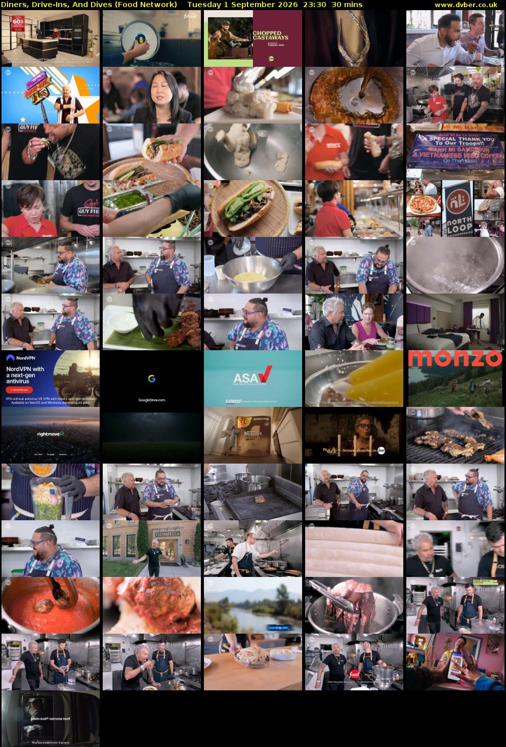 Diners, Drive-Ins, And Dives (Food Network) Tuesday 1 September 2026 23:30 - 00:00