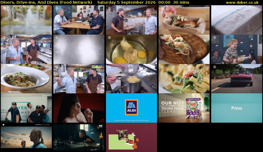 Diners, Drive-Ins, And Dives (Food Network) Saturday 5 September 2026 00:00 - 00:30
