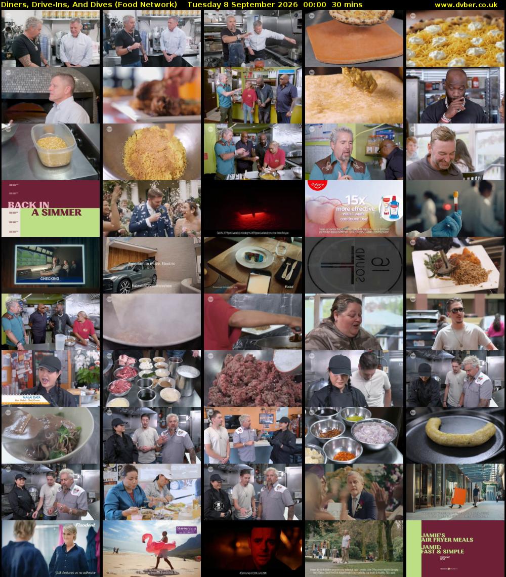 Diners, Drive-Ins, And Dives (Food Network) Tuesday 8 September 2026 00:00 - 00:30