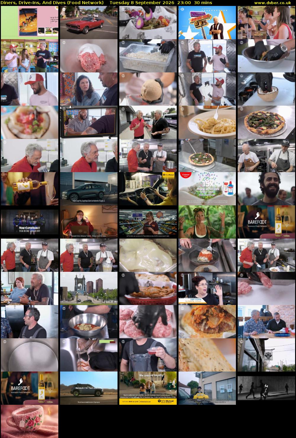 Diners, Drive-Ins, And Dives (Food Network) Tuesday 8 September 2026 23:00 - 23:30
