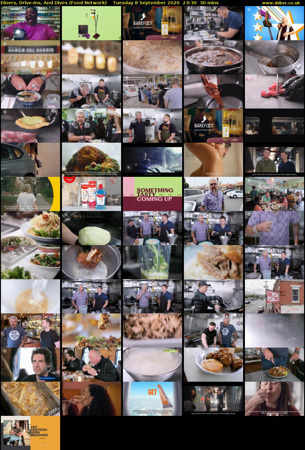 Diners, Drive-Ins, And Dives (Food Network) Tuesday 8 September 2026 23:30 - 00:00