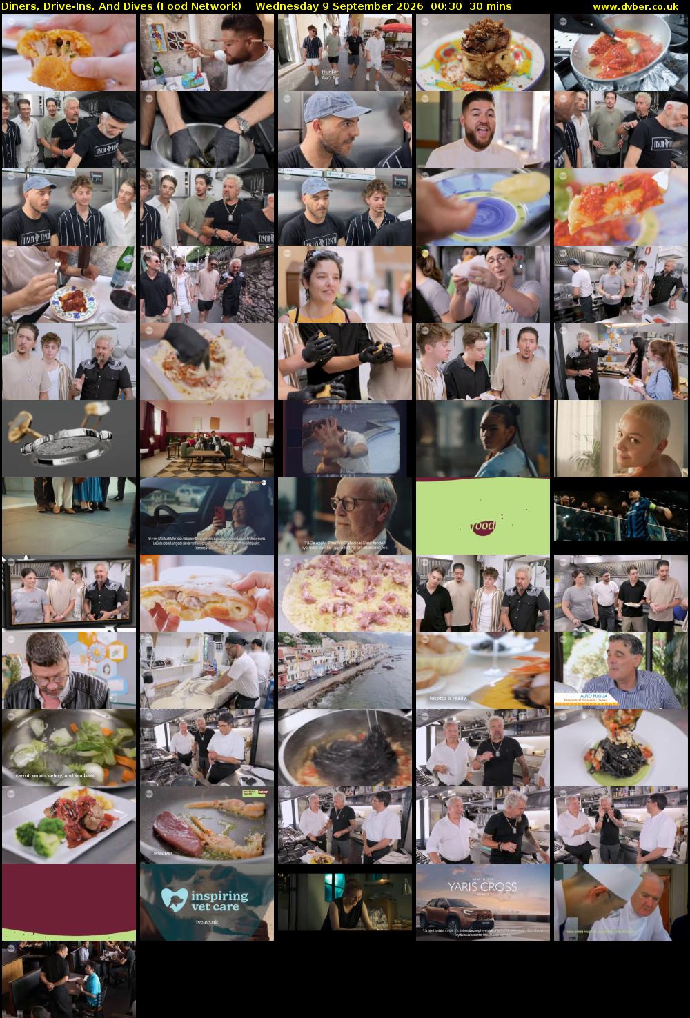 Diners, Drive-Ins, And Dives (Food Network) Wednesday 9 September 2026 00:30 - 01:00