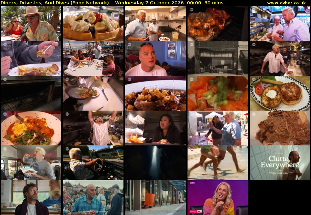 Diners, Drive-Ins, And Dives (Food Network) Wednesday 7 October 2026 00:00 - 00:30