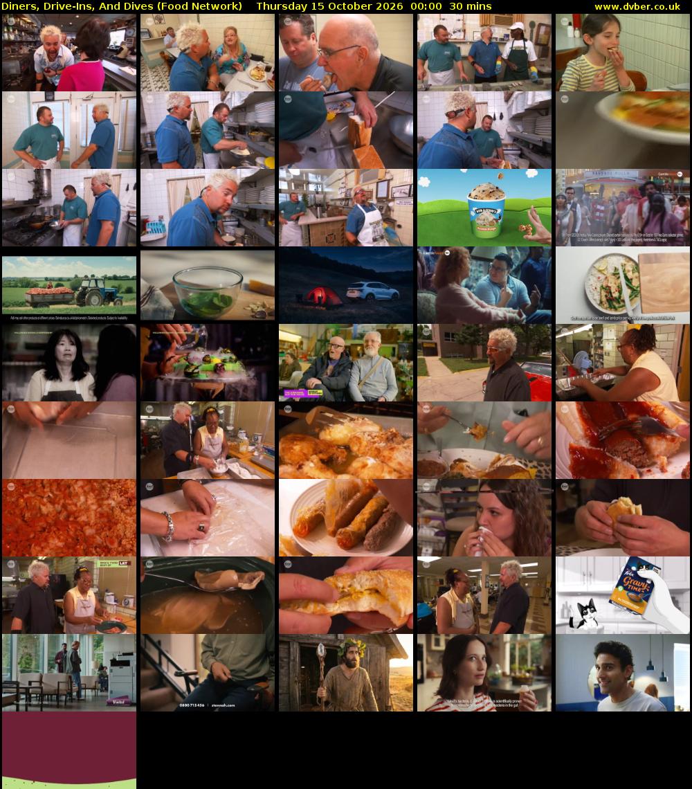 Diners, Drive-Ins, And Dives (Food Network) Thursday 15 October 2026 00:00 - 00:30