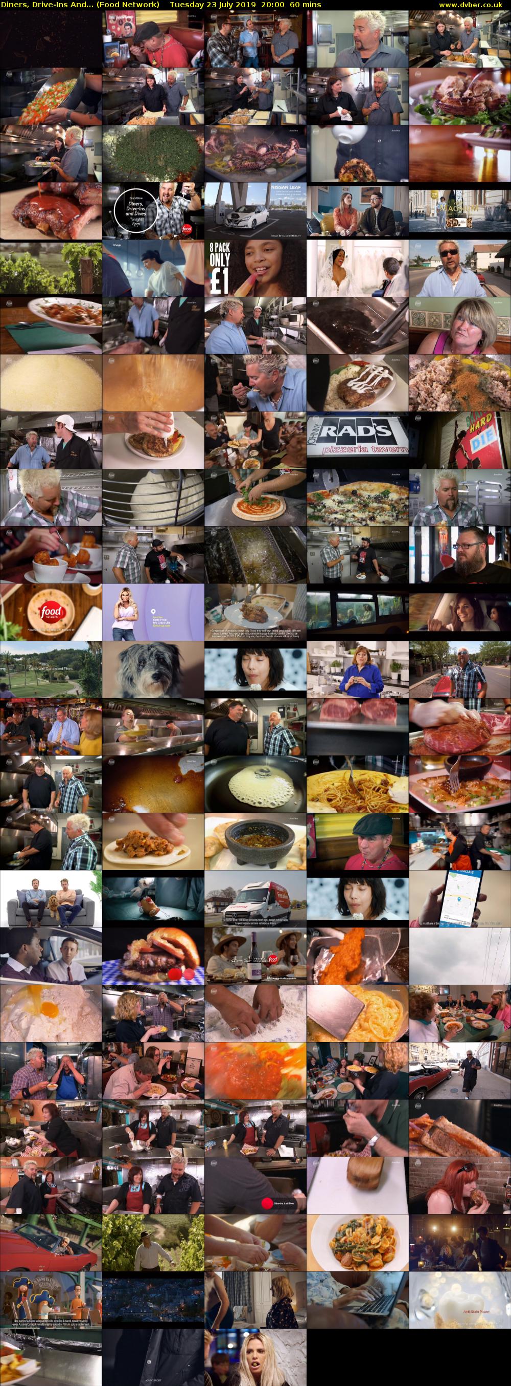 Diners, Drive-Ins And... (Food Network) Tuesday 23 July 2019 20:00 - 21:00