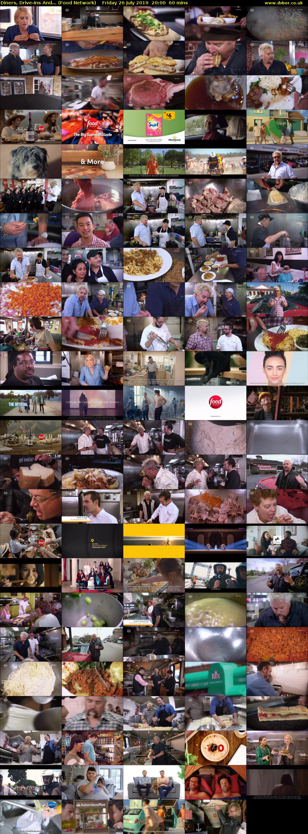 Diners, Drive-Ins And... (Food Network) Friday 26 July 2019 20:00 - 21:00