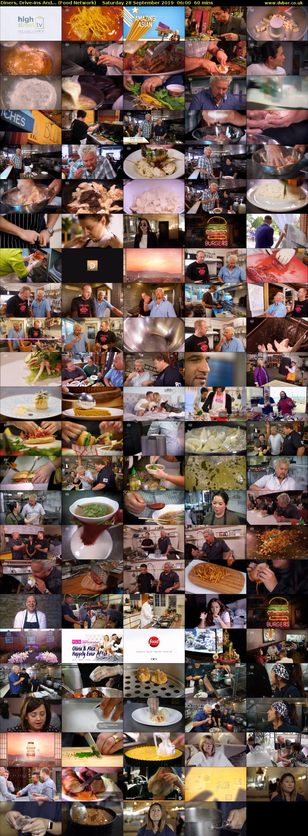 Diners, Drive-Ins And... (Food Network) Saturday 28 September 2019 06:00 - 07:00