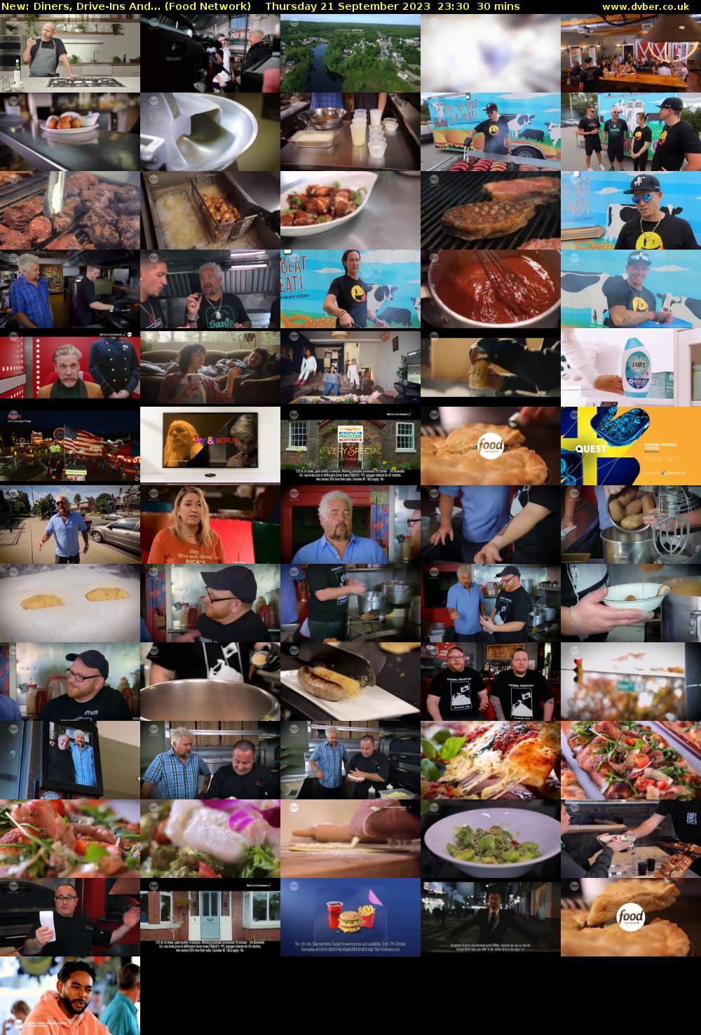 Diners, Drive-Ins And... (Food Network) Thursday 21 September 2023 23:30 - 00:00