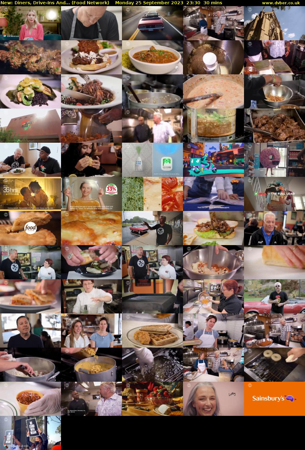 Diners, Drive-Ins And... (Food Network) Monday 25 September 2023 23:30 - 00:00