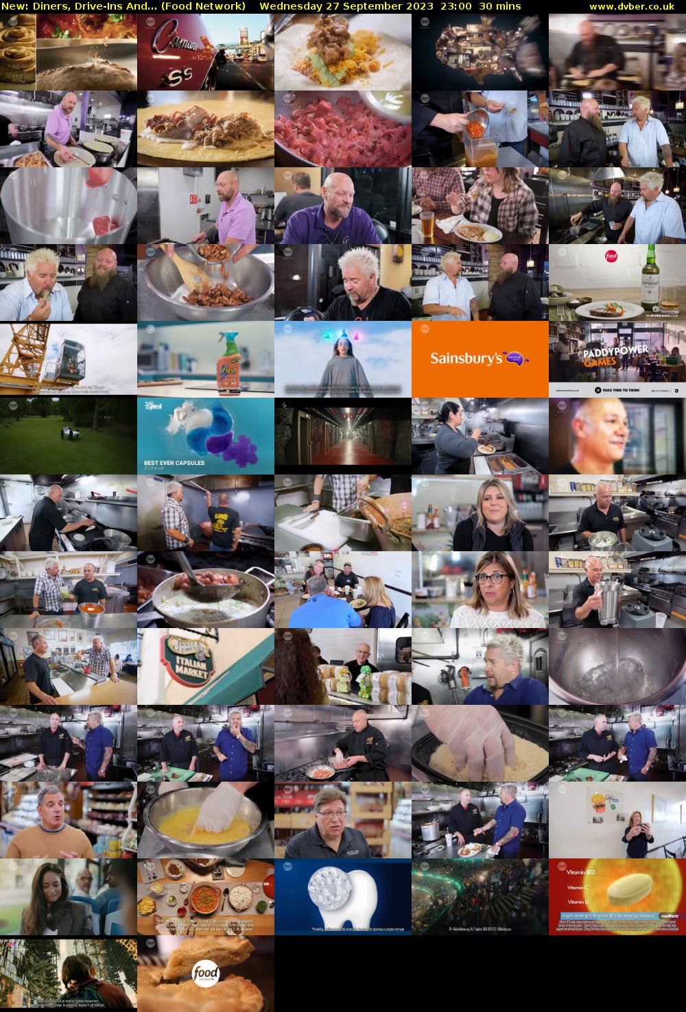 Diners, Drive-Ins And... (Food Network) Wednesday 27 September 2023 23:00 - 23:30