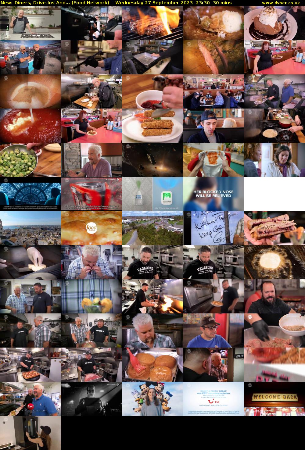 Diners, Drive-Ins And... (Food Network) Wednesday 27 September 2023 23:30 - 00:00