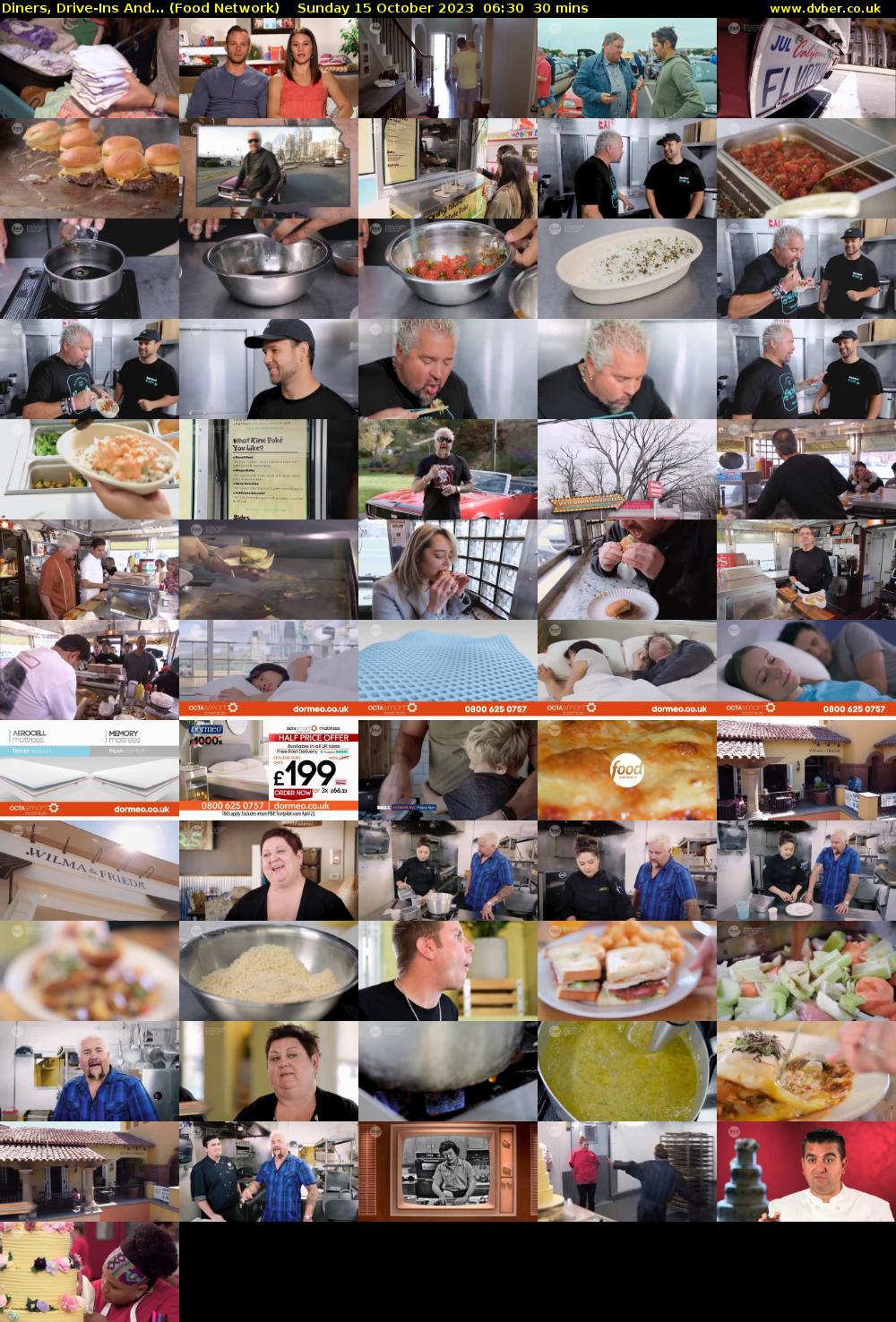 Diners, Drive-Ins And... (Food Network) Sunday 15 October 2023 06:30 - 07:00