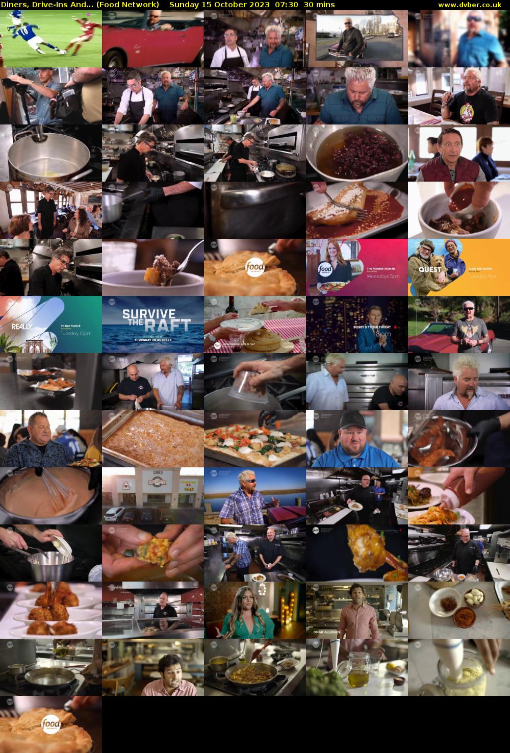 Diners, Drive-Ins And... (Food Network) Sunday 15 October 2023 07:30 - 08:00