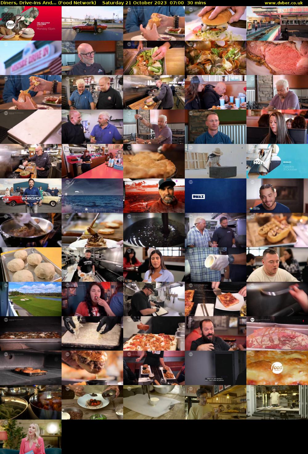 Diners, Drive-Ins And... (Food Network) Saturday 21 October 2023 07:00 - 07:30