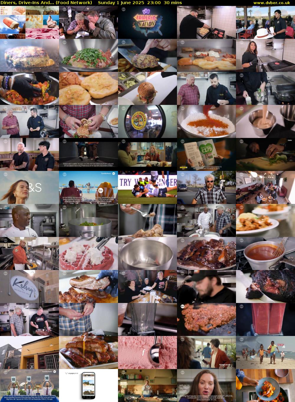 Diners, Drive-Ins And... (Food Network) Sunday 1 June 2025 23:00 - 23:30