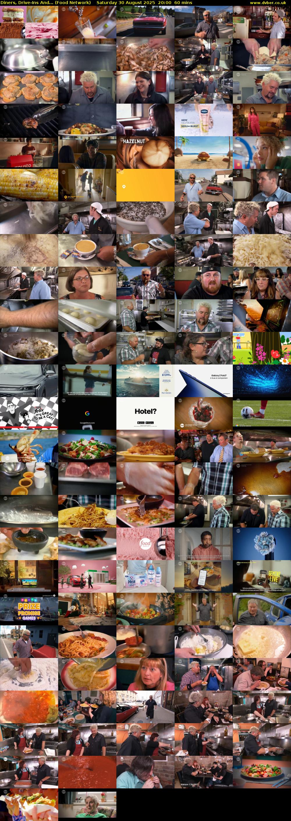 Diners, Drive-Ins And... (Food Network) Saturday 30 August 2025 20:00 - 21:00