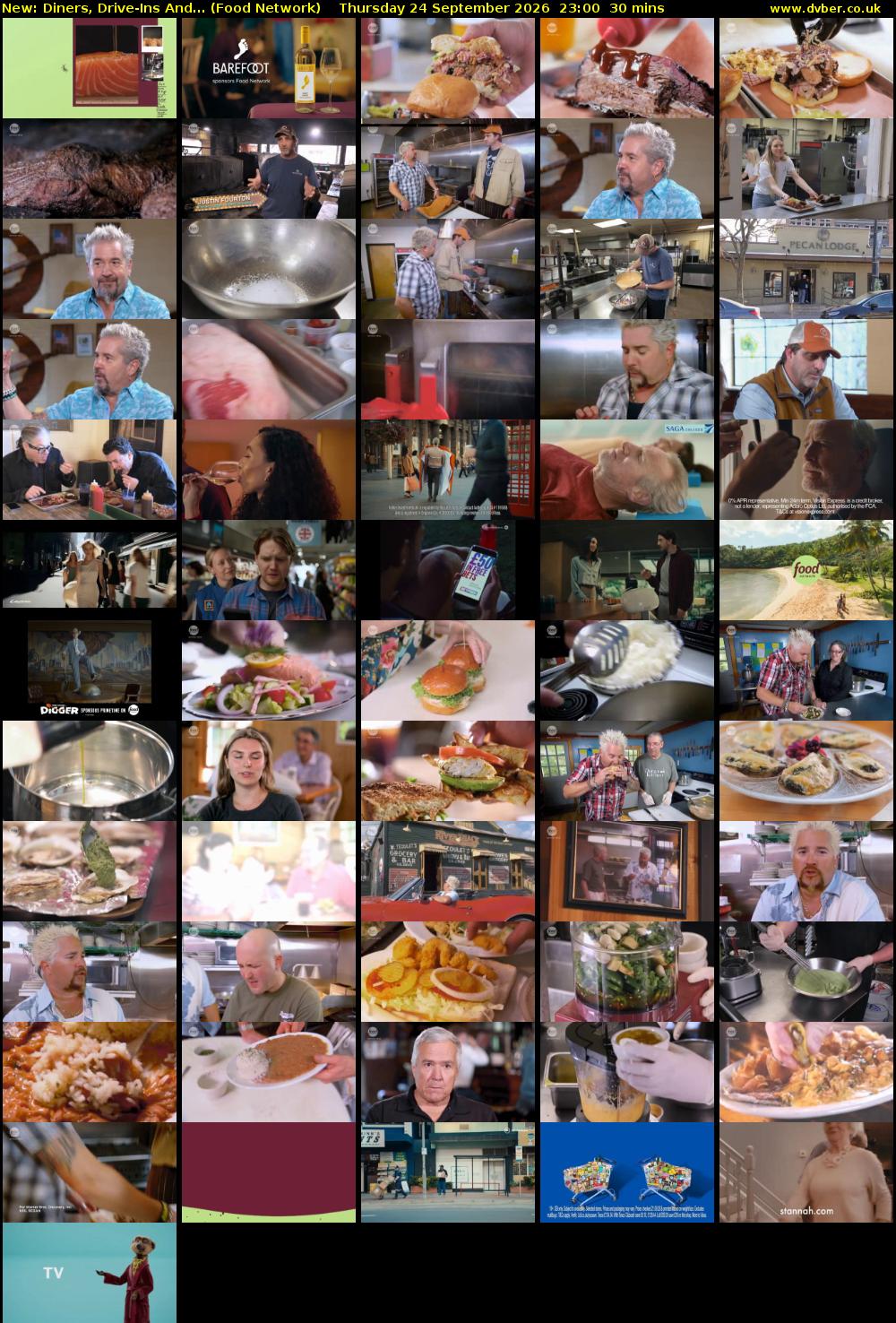 Diners, Drive-Ins And... (Food Network) Thursday 24 September 2026 23:00 - 23:30