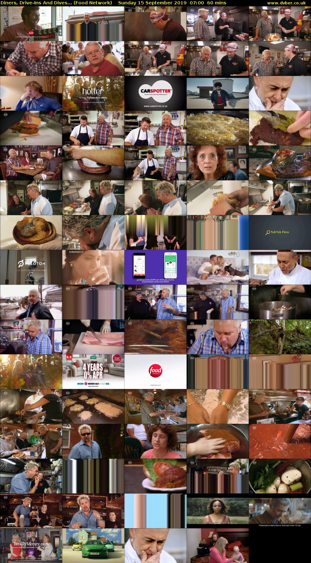 Diners, Drive-Ins And Dives... (Food Network) Sunday 15 September 2019 07:00 - 08:00