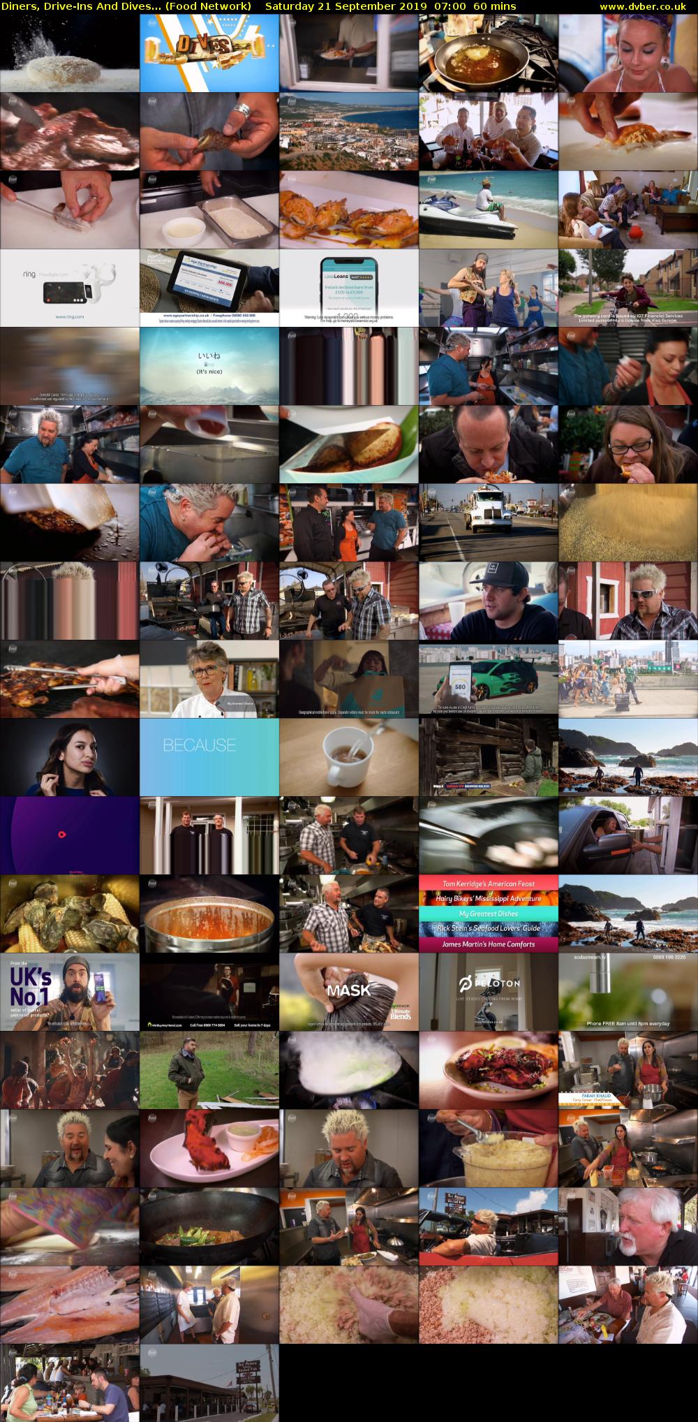 Diners, Drive-Ins And Dives... (Food Network) Saturday 21 September 2019 07:00 - 08:00
