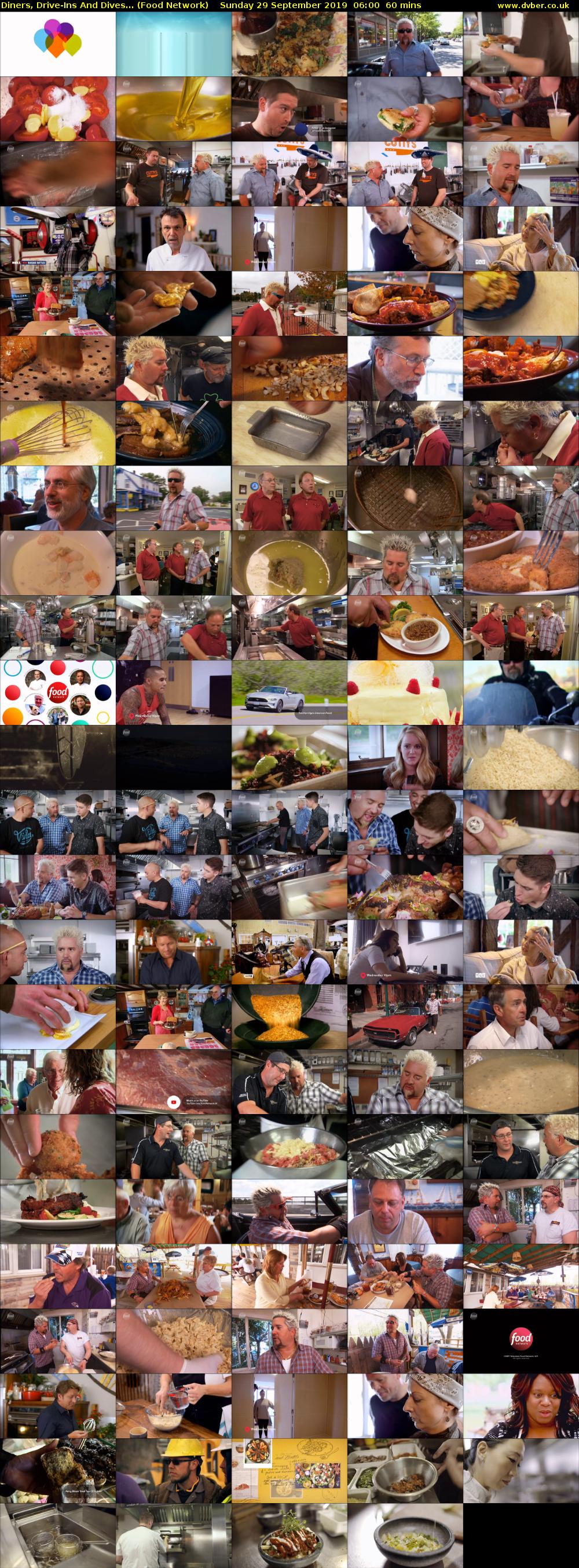 Diners, Drive-Ins And Dives... (Food Network) Sunday 29 September 2019 06:00 - 07:00