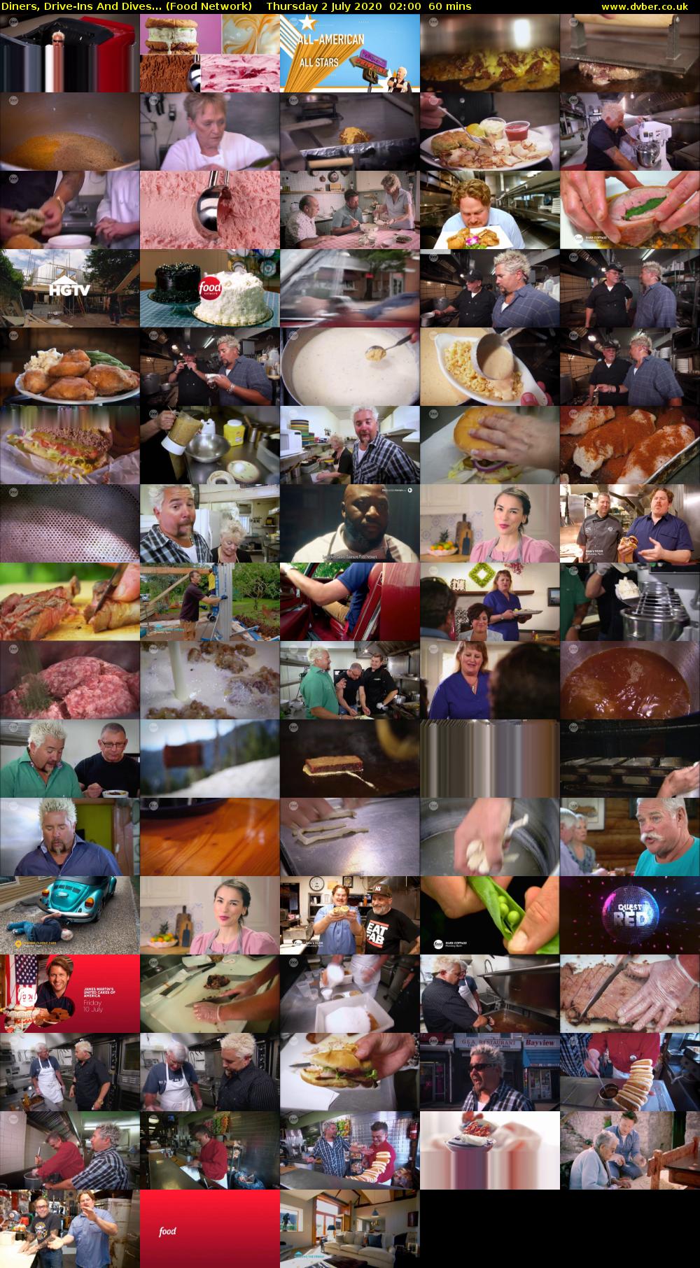 Diners, Drive-Ins And Dives... (Food Network) Thursday 2 July 2020 02:00 - 03:00