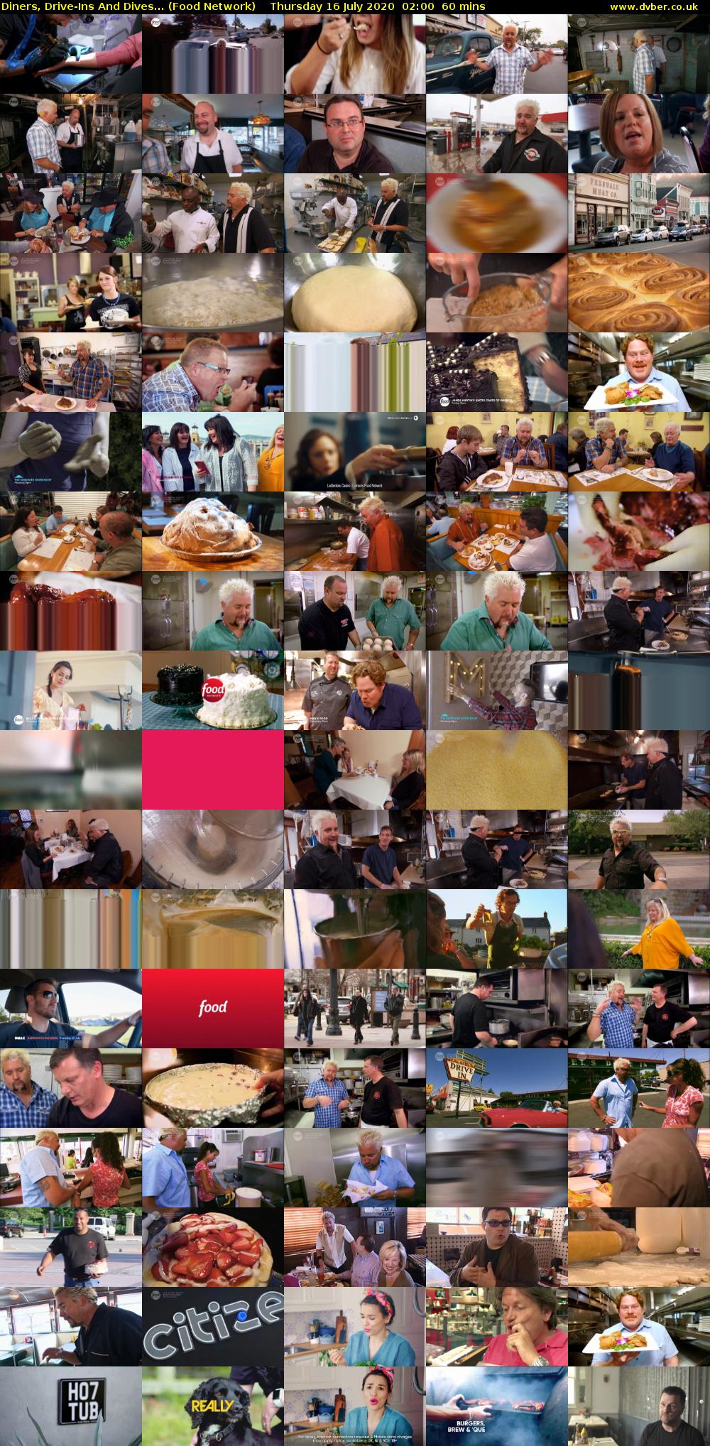 Diners, Drive-Ins And Dives... (Food Network) Thursday 16 July 2020 02:00 - 03:00