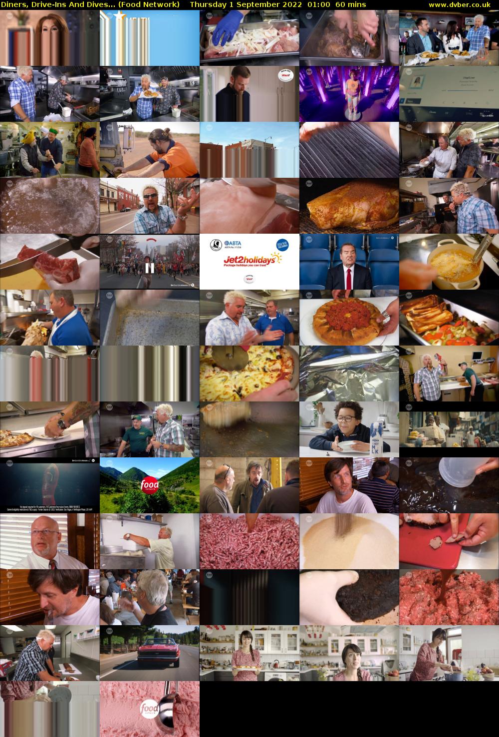 Diners, Drive-Ins And Dives... (Food Network) Thursday 1 September 2022 01:00 - 02:00