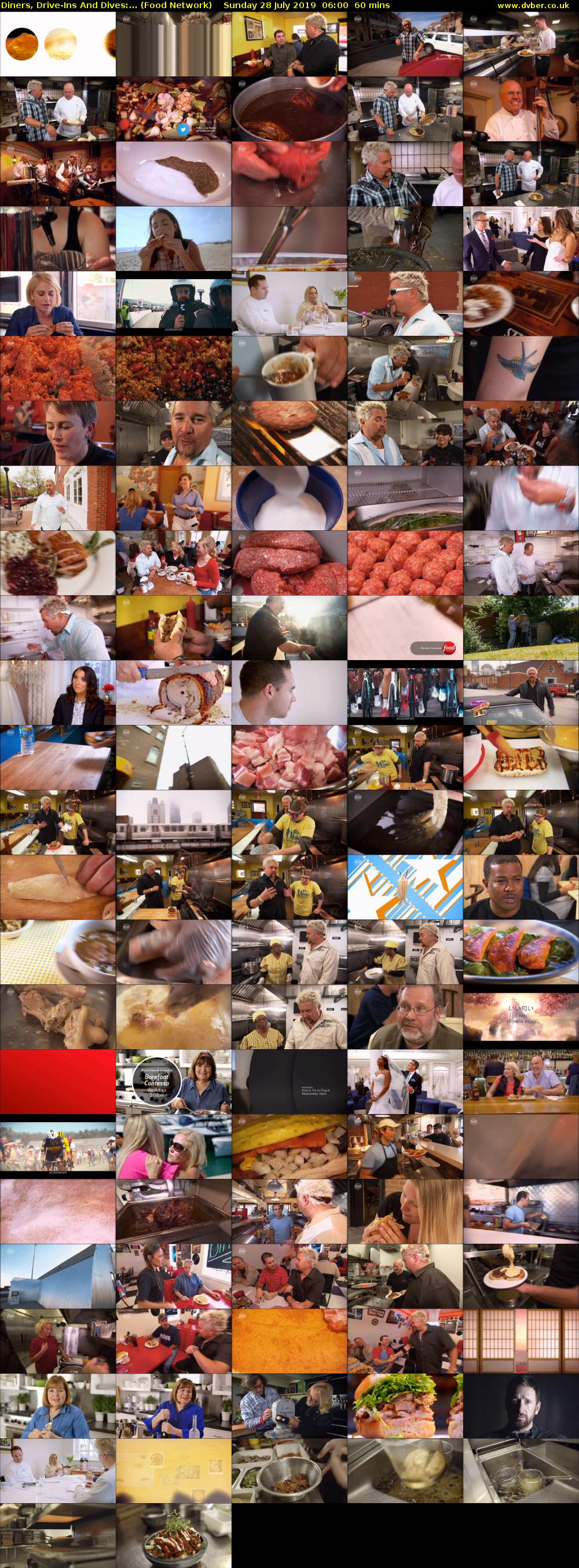 Diners, Drive-Ins And Dives:... (Food Network) Sunday 28 July 2019 06:00 - 07:00
