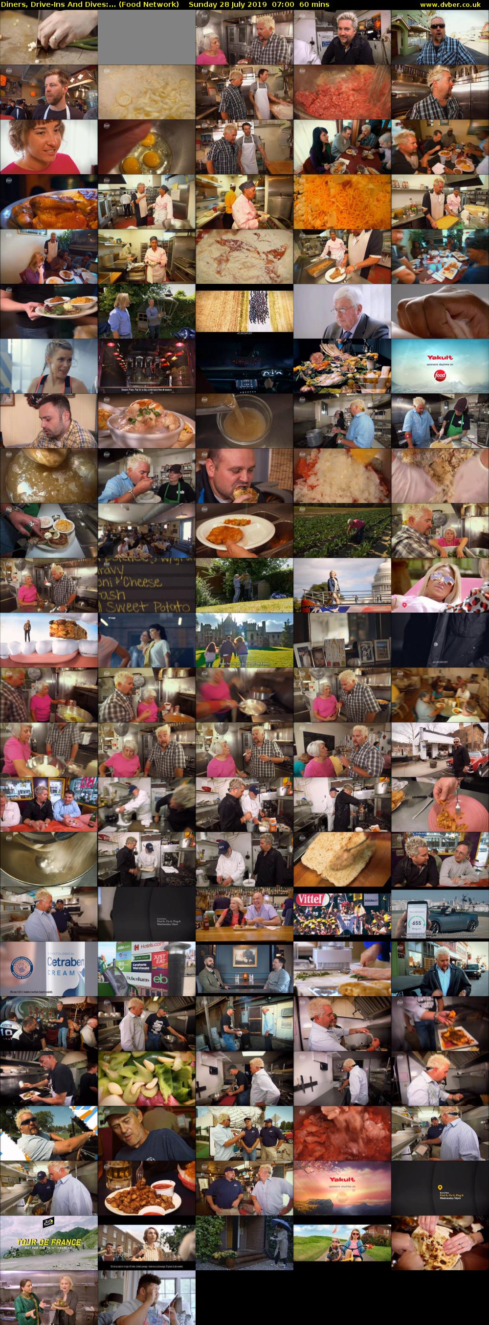 Diners, Drive-Ins And Dives:... (Food Network) Sunday 28 July 2019 07:00 - 08:00