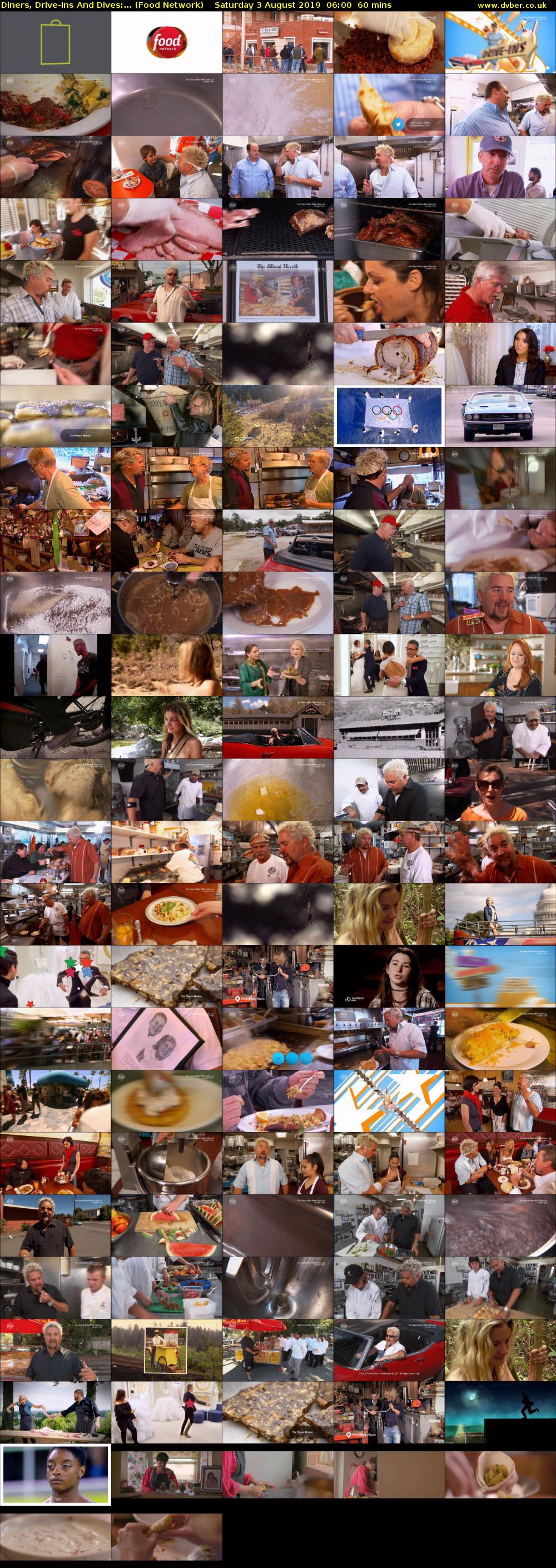 Diners, Drive-Ins And Dives:... (Food Network) Saturday 3 August 2019 06:00 - 07:00