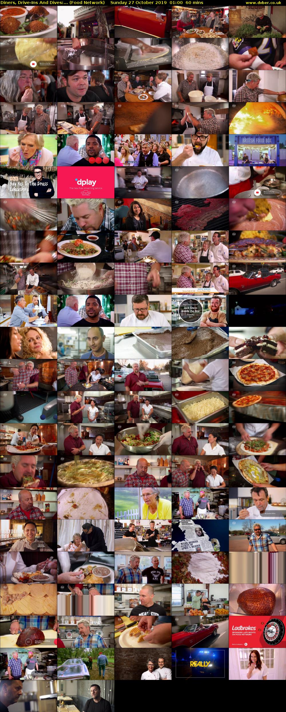 Diners, Drive-Ins And Dives:... (Food Network) Sunday 27 October 2019 01:00 - 02:00