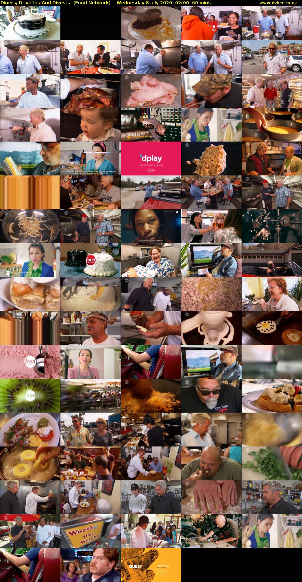 Diners, Drive-Ins And Dives:... (Food Network) Wednesday 8 July 2020 02:00 - 03:00
