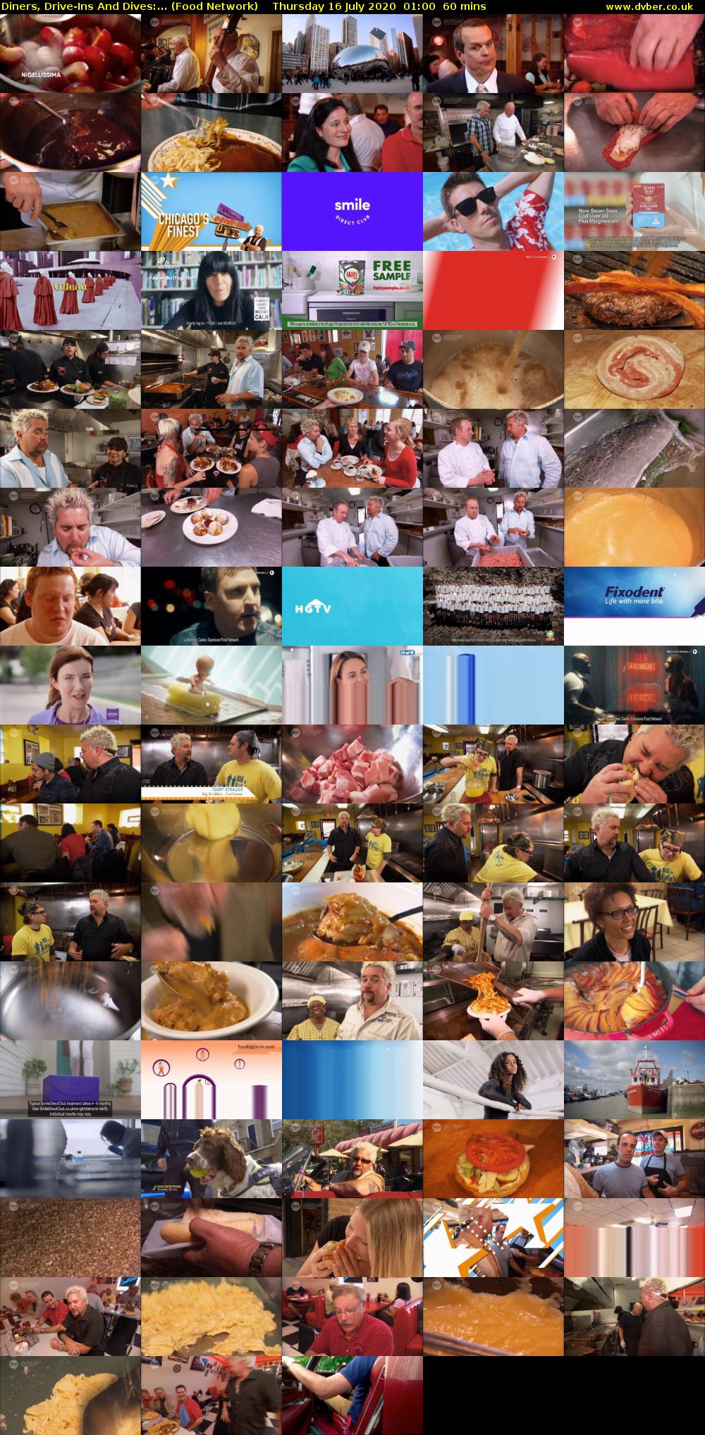 Diners, Drive-Ins And Dives:... (Food Network) Thursday 16 July 2020 01:00 - 02:00