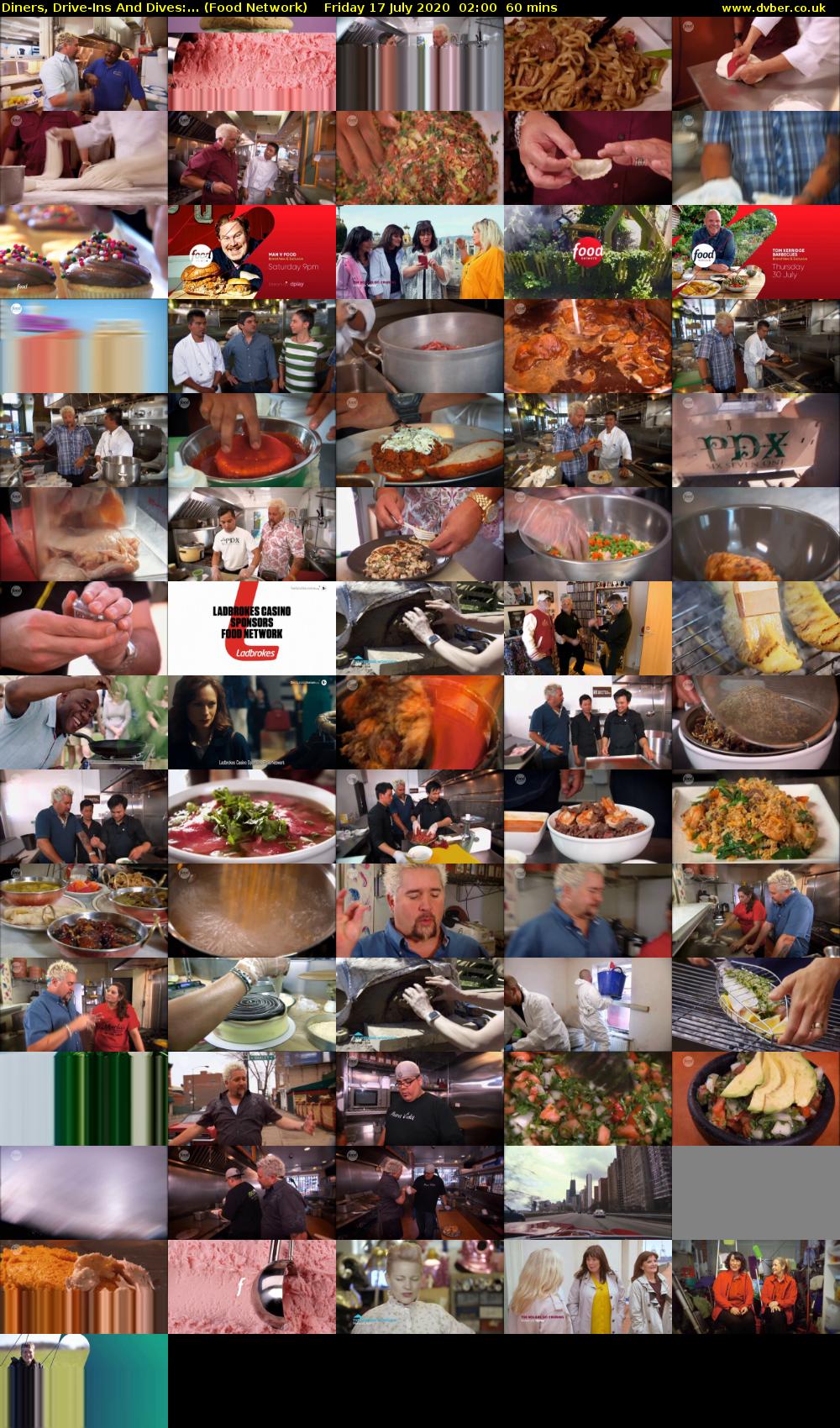 Diners, Drive-Ins And Dives:... (Food Network) Friday 17 July 2020 02:00 - 03:00
