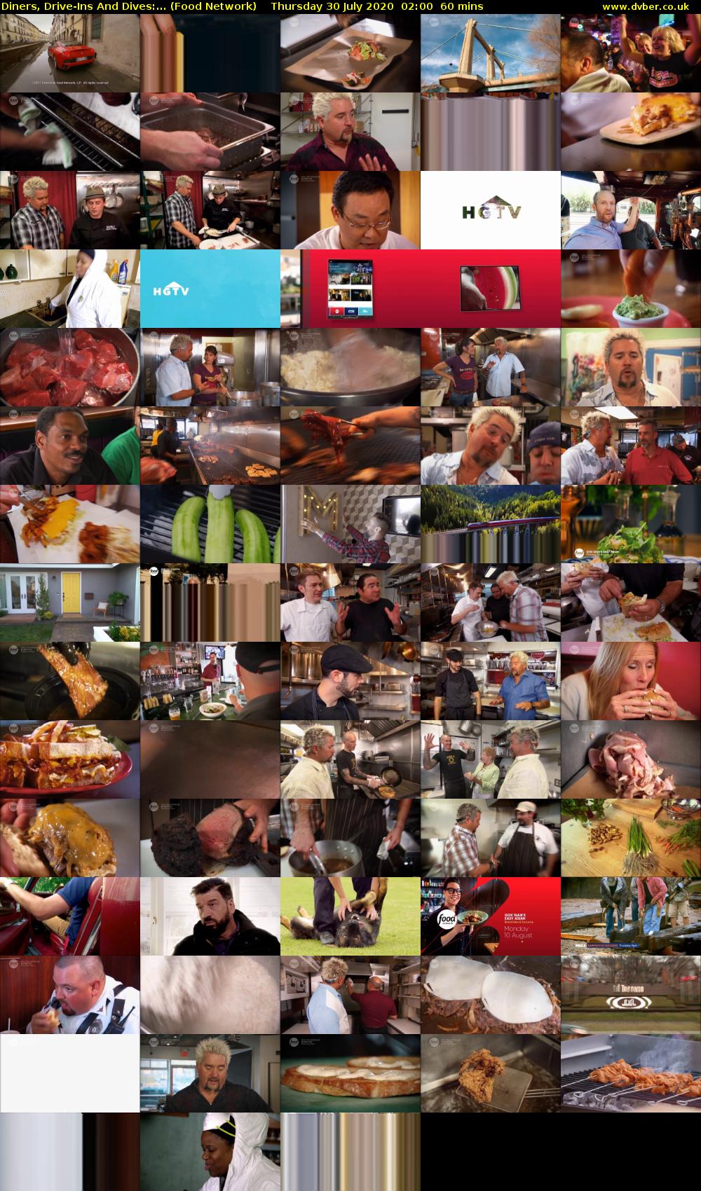 Diners, Drive-Ins And Dives:... (Food Network) Thursday 30 July 2020 02:00 - 03:00