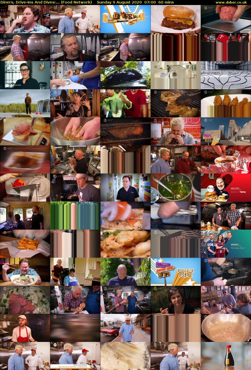 Diners, Drive-Ins And Dives:... (Food Network) Sunday 9 August 2020 07:00 - 08:00