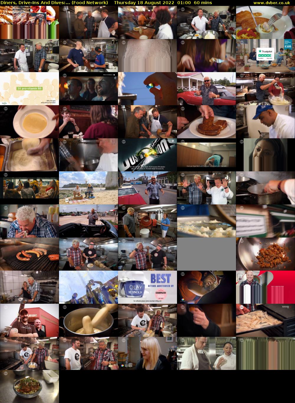 Diners, Drive-Ins And Dives:... (Food Network) Thursday 18 August 2022 01:00 - 02:00
