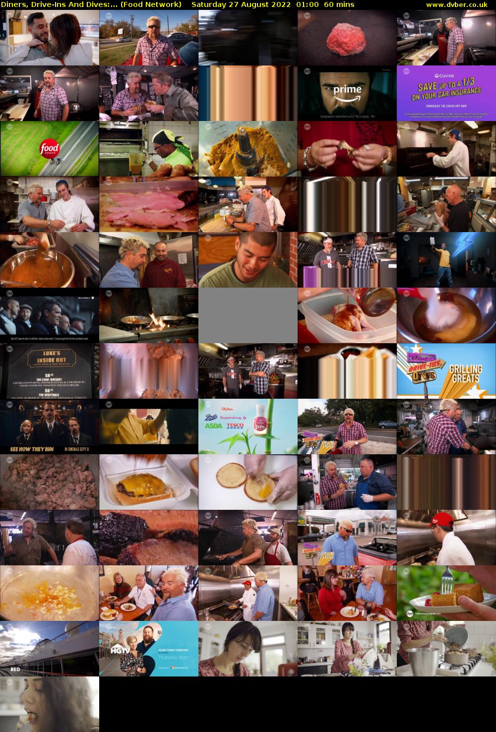 Diners, Drive-Ins And Dives:... (Food Network) Saturday 27 August 2022 01:00 - 02:00