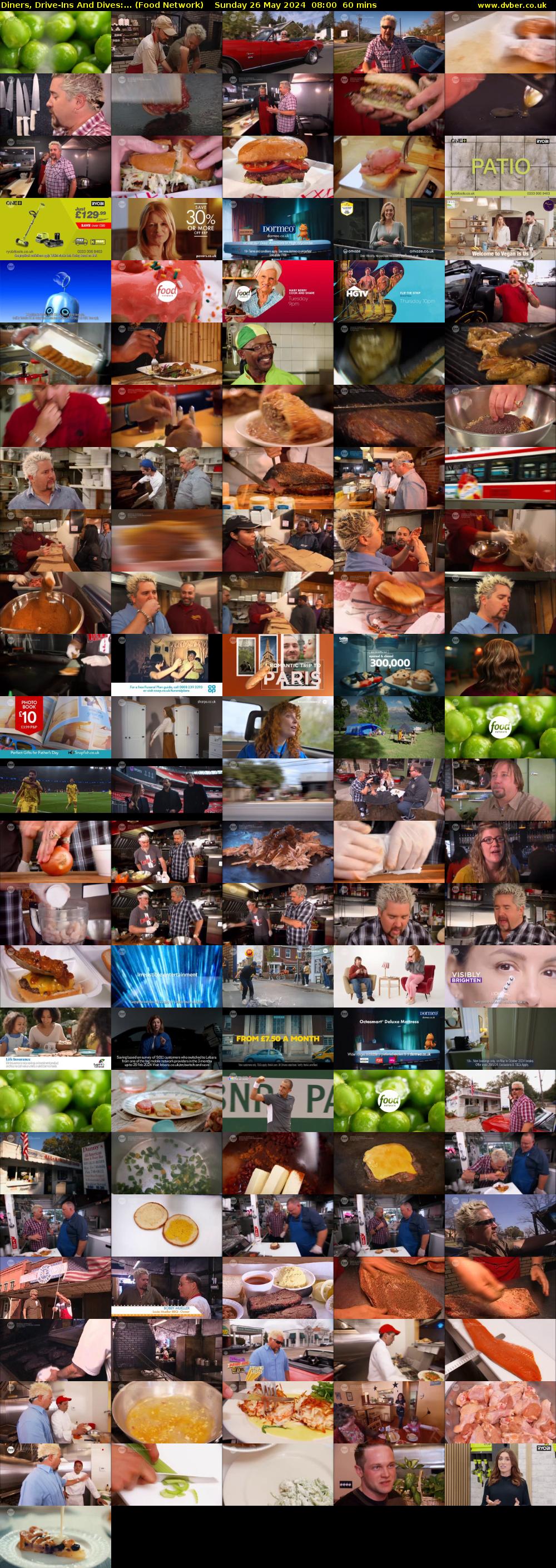 Diners, Drive-Ins And Dives:... (Food Network) Sunday 26 May 2024 08:00 - 09:00