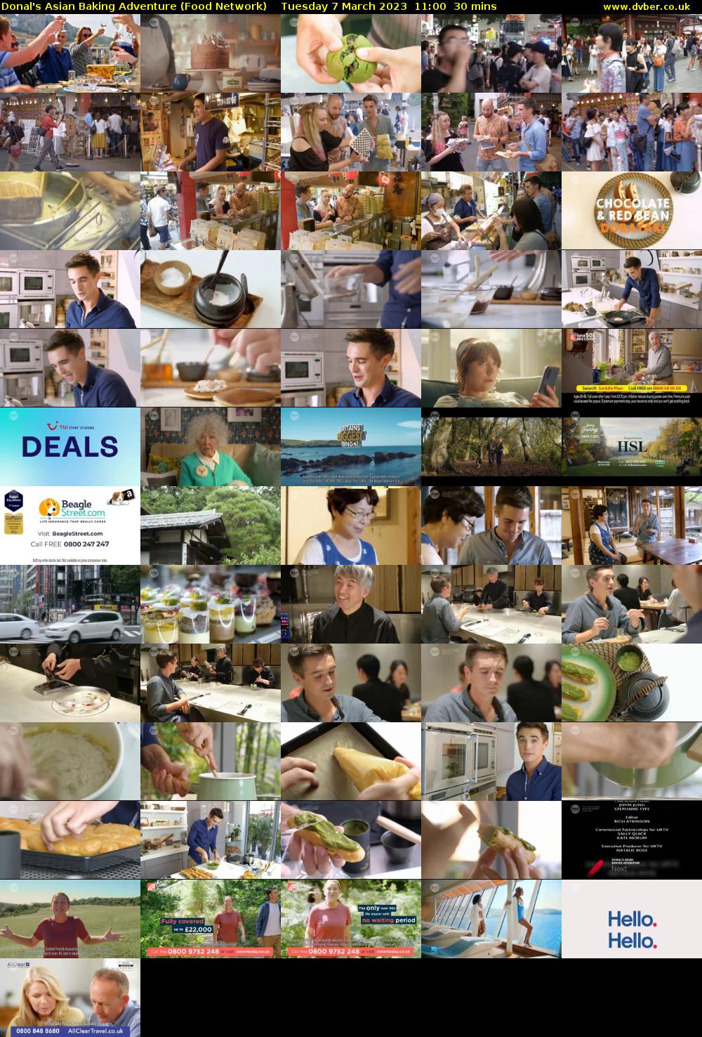 Donal's Asian Baking Adventure (Food Network) Tuesday 7 March 2023 11:00 - 11:30