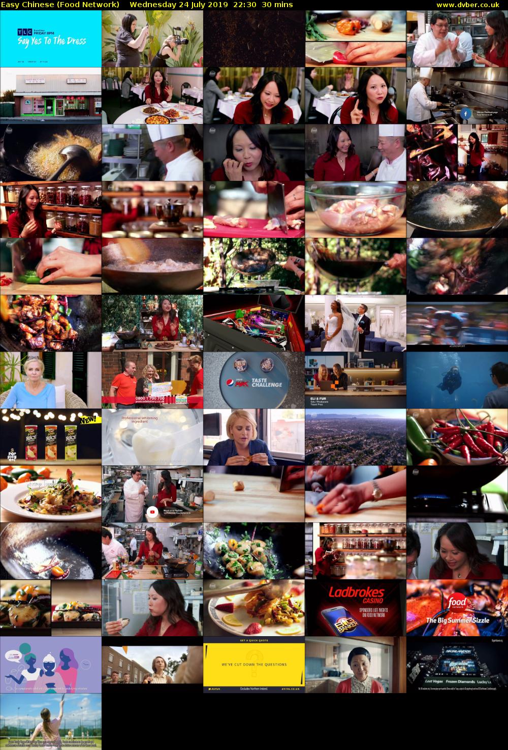 Easy Chinese (Food Network) Wednesday 24 July 2019 22:30 - 23:00