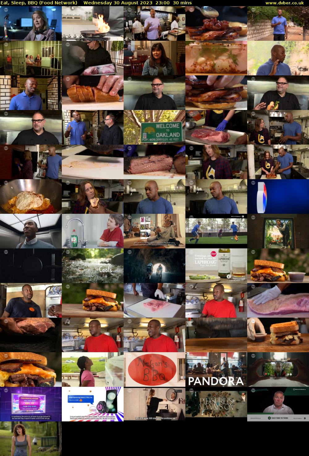 Eat, Sleep, BBQ (Food Network) Wednesday 30 August 2023 23:00 - 23:30