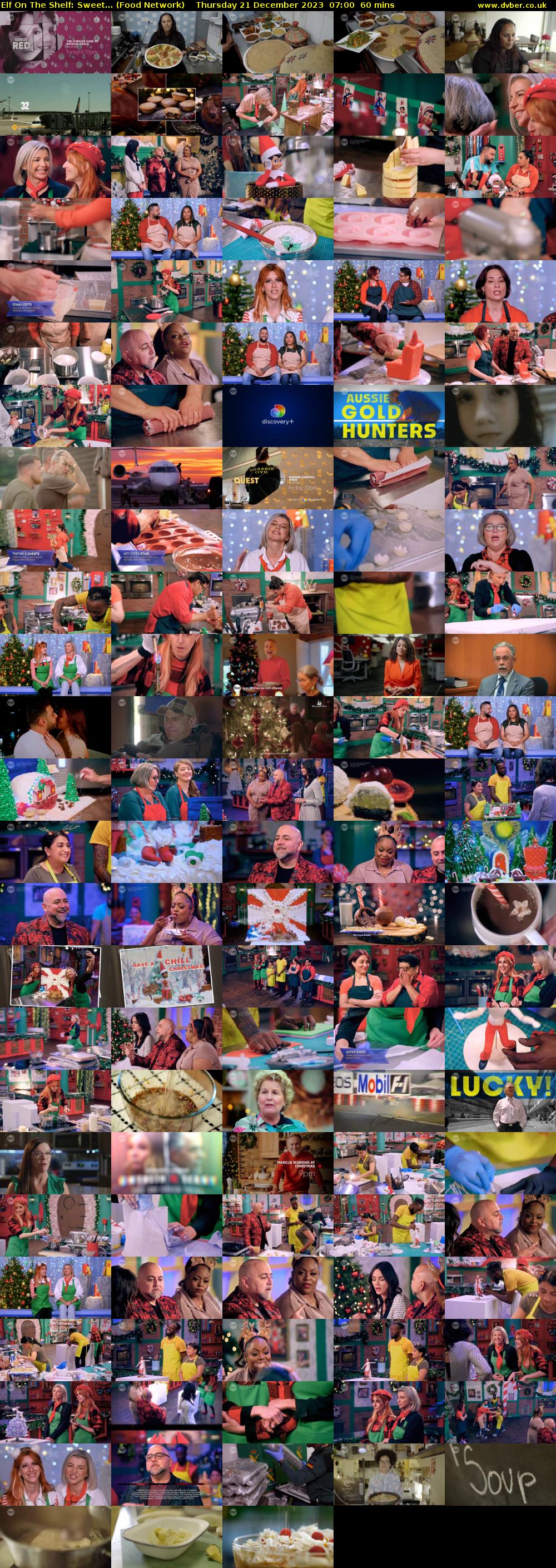 Elf On The Shelf: Sweet... (Food Network) Thursday 21 December 2023 07:00 - 08:00