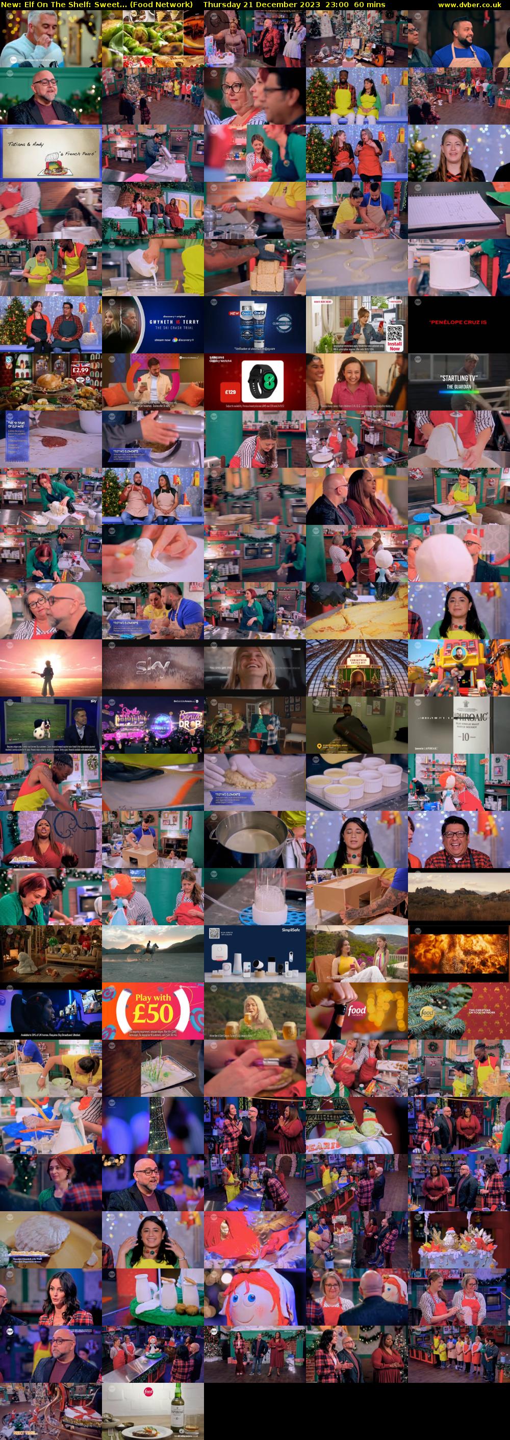 Elf On The Shelf: Sweet... (Food Network) Thursday 21 December 2023 23:00 - 00:00