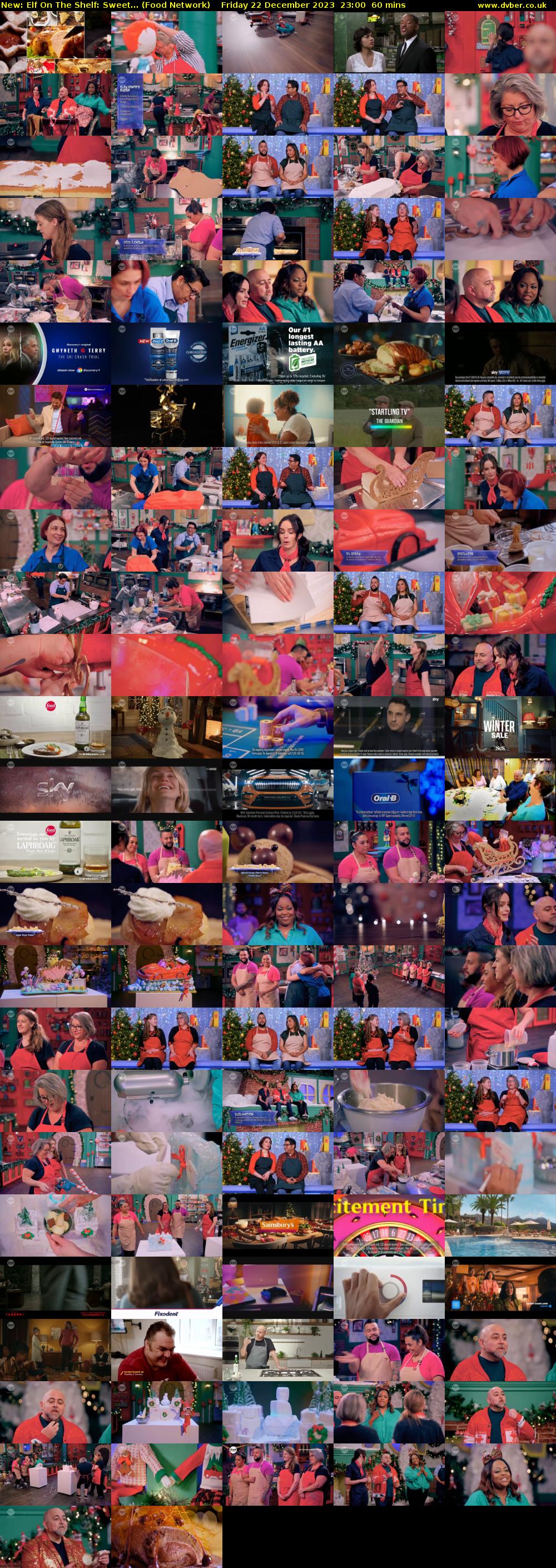 Elf On The Shelf: Sweet... (Food Network) Friday 22 December 2023 23:00 - 00:00